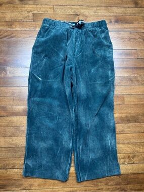 Brain Dead Bleached Mallard Green Corduroy Climbing Pants Size Large